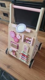 Loopwagen hout, Kinderen en Baby's, Speelgoed | Poppenhuizen, Ophalen, Zo goed als nieuw