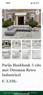 ZGAN Hoekbank Parijs Microleer - Cognac - 295 x 225, Ophalen, 250 tot 300 cm, -, -