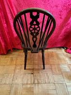 Oude wheelback Windsor stoel donker eikenhout, Ophalen