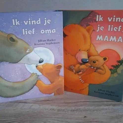 Ik vind je lief, mama & oma - 2 kinderboeken, Boeken, Kinderboeken | Baby's en Peuters, Zo goed als nieuw, 2 tot 3 jaar, Ophalen of Verzenden