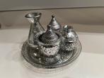 Marokkaanse/Turkse glazen serveerset met karaf, Antiek en Kunst, Ophalen of Verzenden