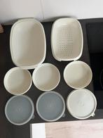 Tupperware aspergeschaal en 3 serveerbakjes, Huis en Inrichting, Ophalen of Verzenden, Overige typen