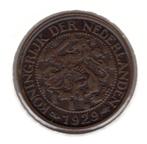 1 Cent 1929, Verzenden, Koningin Wilhelmina, 1 cent, Losse munt