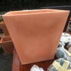 vierkante Plantenbak bloembak Terracotta kunststof bloempot, Nieuw, Tuin, Kunststof, Minder dan 60 cm