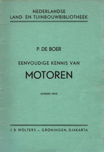 Eenvoudige kennis van motoren /  kennis van Trekkers beschikbaar voor biedingen