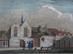 gravure Minderbroeder klooster Amsterdam 1578 Philips 1740, Antiek en Kunst, Kunst | Etsen en Gravures, Verzenden