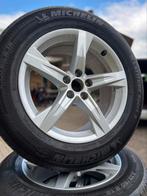 Audi Q5 OEM velgen 5x112 met  235/60/18 Michelin zomerbanden, Ophalen, 18 inch, Gebruikt, Banden en Velgen