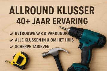 Allround Klusbedrijf met meer dan 30 jaar ervaring beschikbaar voor biedingen