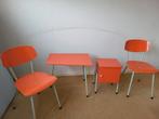 Vintage slaapkamer compleet. Jaren 60. Oranje, Huis en Inrichting, Slaapkamer | Complete slaapkamers, Ophalen, Gebruikt