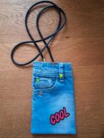 Leuk telefoontasje van spijkerstof, Ophalen of Verzenden, Zo goed als nieuw