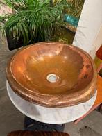 koperen wasbak, Huis en Inrichting, Ophalen, Gebruikt, 50 tot 100 cm, Minder dan 100 cm