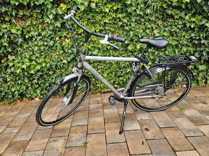 Gazelle Paris C7+ herenfiets 57cm, Fietsen en Brommers, Fietsen | Heren | Herenfietsen, Gebruikt, Gazelle, 57 tot 61 cm, Versnellingen