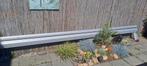Knikarmscherm 5.50m breed, electrisch, 150 tot 300 cm, Ophalen, Gebruikt, Knikarmscherm