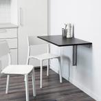 IKEA BJURSTA Wandtafel - Bruinzwart 90x50cm kleine tafel, Huis en Inrichting, Ophalen, Minder dan 50 cm, Metaal, 50 tot 100 cm