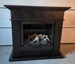Leuke sfeervolle gelhaard!, Huis en Inrichting, Haarden, Ophalen, Zo goed als nieuw, Vrijstaande haard, Houthaard