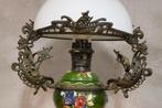 Jugendstil lamp met schepen In zeer mooie staat  antiek, Ophalen