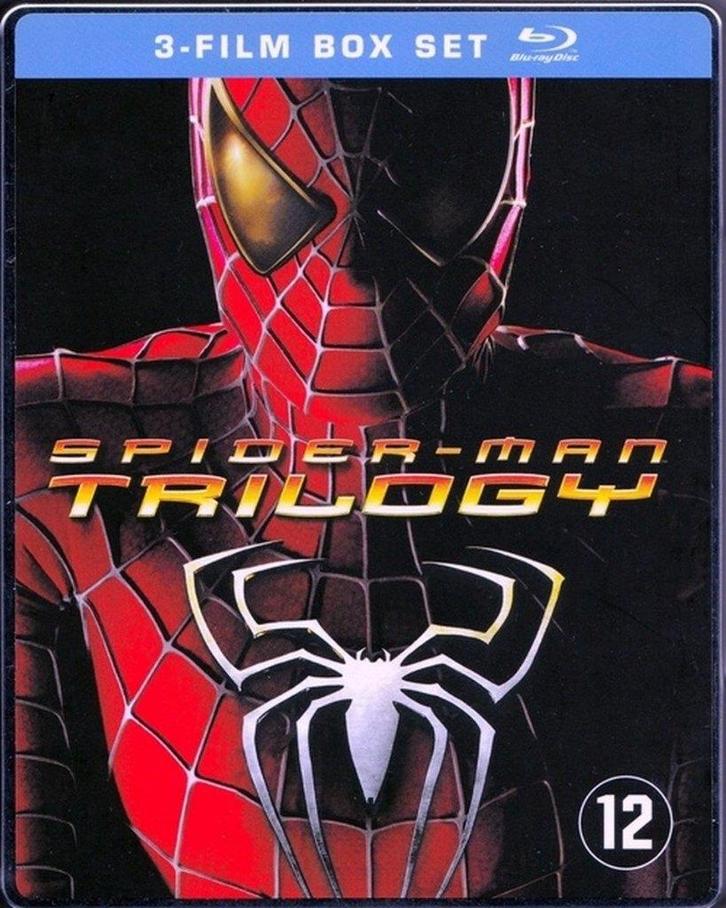 Spider-Man Trilogy (Blu-ray Steelbook). Spiderman. NIEUW., Cd's en Dvd's, Blu-ray, Nieuw in verpakking, Actie, Boxset, Ophalen of Verzenden