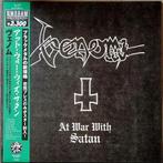 Venom: At war with satan lp groen vinyl + poster, Cd's en Dvd's, Vinyl | Hardrock en Metal, Gebruikt, Ophalen of Verzenden