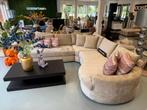 Luxe Velvet Teddy Hoekbank Jacco 290x290cm Sand NIEUW Uniek, 250 tot 300 cm, Eric Kuster - Hotel Chique, Info@oosterbaanwonen.nl