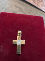 18K Gouden Kruis Hanger met Briljanten, Nieuw, Ophalen of Verzenden, Goud, Kruis of Symbool