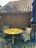 Mooie mozaïek tuintafel - 120cm, Ophalen, Gebruikt, 100 tot 150 cm, Rond