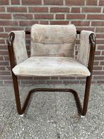 Vintage buizenstoel IKEA Kadett, Ophalen, Gebruikt, Bruin, Metaal