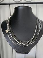 Guess ketting, zilverkleurig en zwart, Ophalen, Zo goed als nieuw, Zilver
