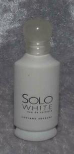 Volle parfum mini -  Solo white, Ophalen of Verzenden, Zo goed als nieuw, Miniatuur, Gevuld