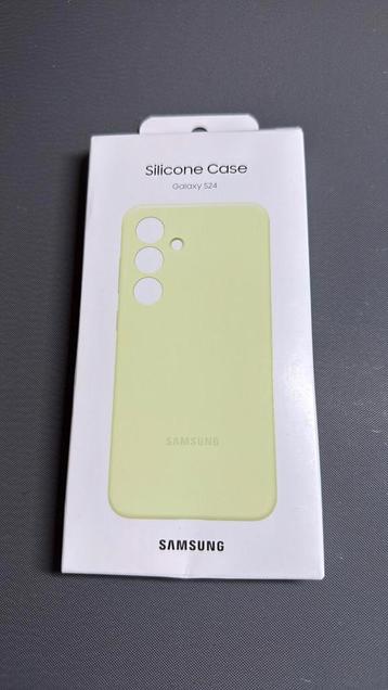 Samsung Galaxy S24 Silicone Case Mint beschikbaar voor biedingen