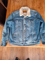 levi's gevoerd spijkerjack mt L, Ophalen of Verzenden, Gedragen, Blauw