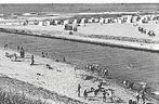 950718	Katwijk aan Zee	strand	1952	Gelopen met postzegel, Verzamelen, Ansichtkaarten | Nederland, Ophalen of Verzenden, 1940 tot 1960