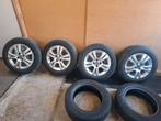 Opel zomerbanden met Velgen - 15 inch, Auto-onderdelen, Gebruikt, 15 inch, Banden en Velgen, Personenwagen