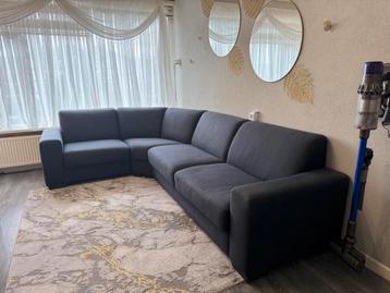 Hoekbank – Stof Donker antraciet kleur