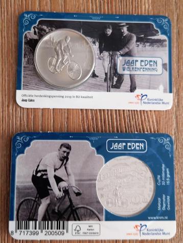 Jaap Eden Wielrenpenning in coincard beschikbaar voor biedingen