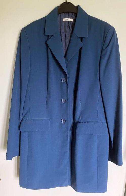 damescolbert - lang - kobaltblauw - maat 40, Kleding | Dames, Jasjes, Kostuums en Pakken, Gedragen, Jasje, Maat 38/40 (M), Blauw