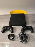 PlayStation 4 Slim - 1TB - 2 Controllers, Spelcomputers en Games, Spelcomputers | Sony PlayStation 4, Ophalen, Gebruikt, Met 2 controllers