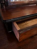 Antieke Kapspiegel met Lade, Ophalen of Verzenden, Ovaal, 50 tot 100 cm, 100 tot 150 cm