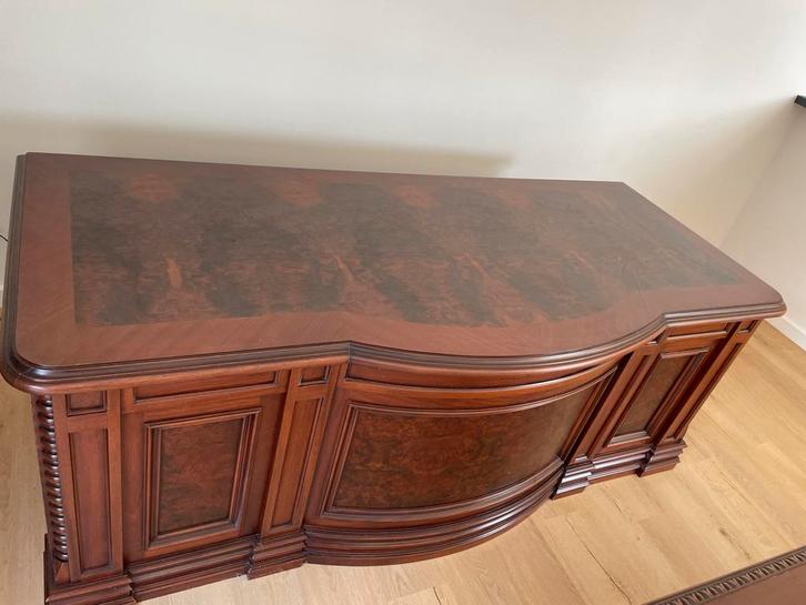 Houten Bureau 2m x 90cm, Huis en Inrichting, Bureaus, Gebruikt, Bureau, Ophalen