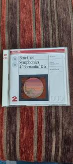 Bruckner Symphony 4 & 5 Haitink Wiener Philharmoniker, Ophalen of Verzenden, Romantiek, Zo goed als nieuw, Orkest of Ballet