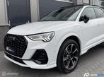 Audi Q3 Sportback 45 TFSI e 245PK Black Ed S-Line, Gebruikt, Zwart, Leder en Stof, Wit