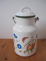 Fraaie melkkan met deksel Janneke Brinkman in perfecte staat, Ophalen of Verzenden, Zo goed als nieuw