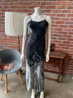 Gala jurk van Key West maat S - Zilver - zwart, Maat 38/40 (M), Douwenmaat 8-3 Meppel, Info@again.nu, Zwart