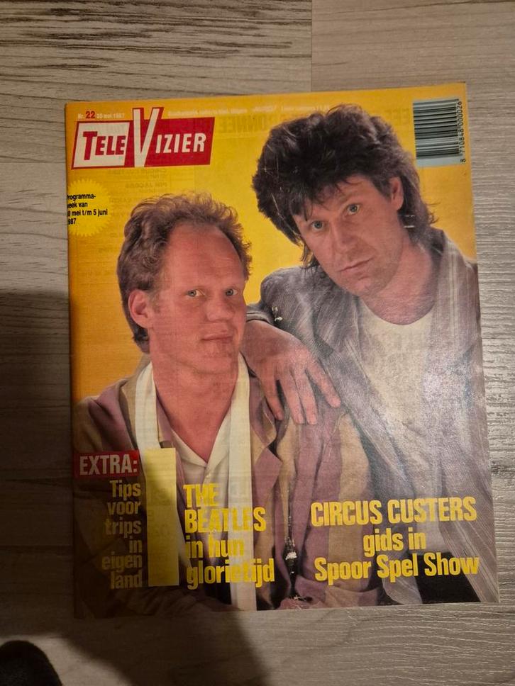 Televizier 1987 - Circus Custers & The Beatles, Boeken, Tijdschriften en Kranten, Gelezen, Muziek, Film of Tv, Ophalen of Verzenden