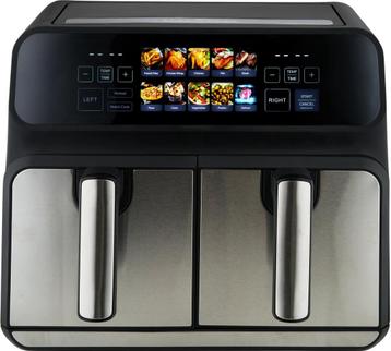 ProfiCook PC-FR 1287 H | Dubbele Airfryer | 8L | Zwart/RVS beschikbaar voor biedingen