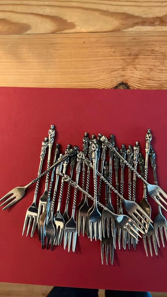 Apostel vorkjes, Antiek en Kunst, Antiek | Bestek, Ophalen of Verzenden