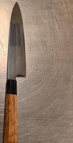 Japanse koksmes gyuto honyaki, Ophalen of Verzenden, Rvs of Chroom