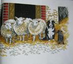 Borduurpatroon  Hond en schapen   nr 3269, Hobby en Vrije tijd, Borduren en Borduurmachines, Verzenden, Nieuw, Handborduren, Patroon