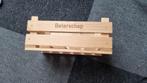 Houten Kratje 'Beterschap' - Leuk cadeau!, Huis en Inrichting, Woonaccessoires | Kisten, Ophalen of Verzenden, Zo goed als nieuw