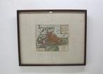 Antieke gravures stadsplattegrond Hoorn Tirion 1743, Antiek en Kunst, Kunst | Etsen en Gravures, Ophalen of Verzenden