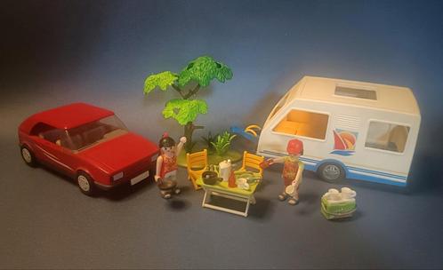Playmobil Caravan 3236 + auto, Kinderen en Baby's, Speelgoed | Playmobil, Zo goed als nieuw, Ophalen of Verzenden